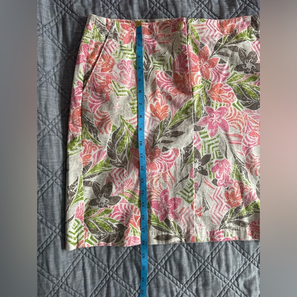 Floral Skirt. J. Jill Lived in Chino - Picture 5 of 8